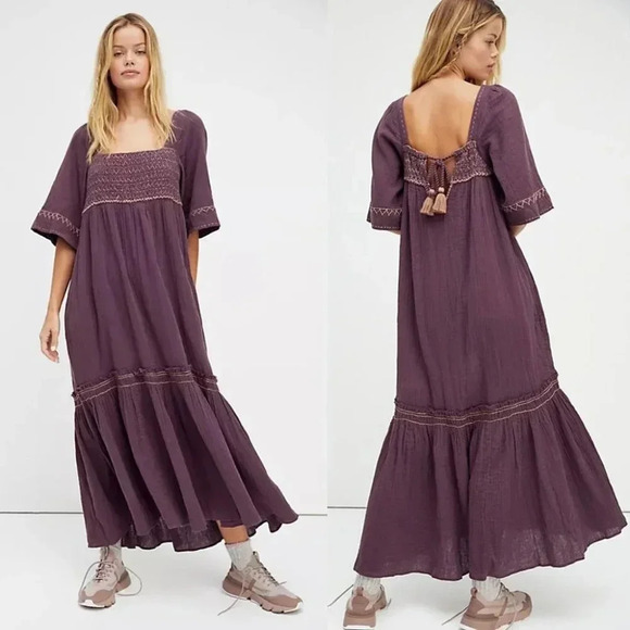 Free People I'm The One Maxi Dress Size Small NWT - Picture 1 of 5